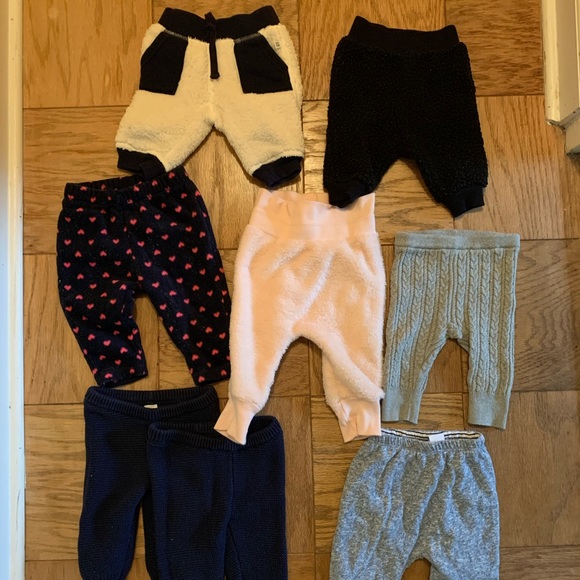 GAP Other - 8 Pairs of Infant Baby Pants Gap Etc 0-3